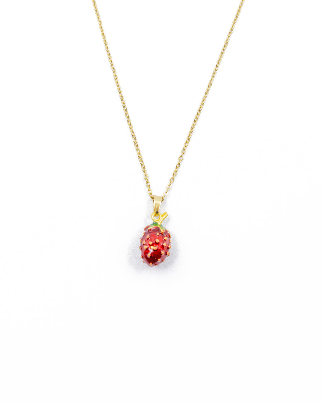 Collar de Fresa - M37 Oro Laminado