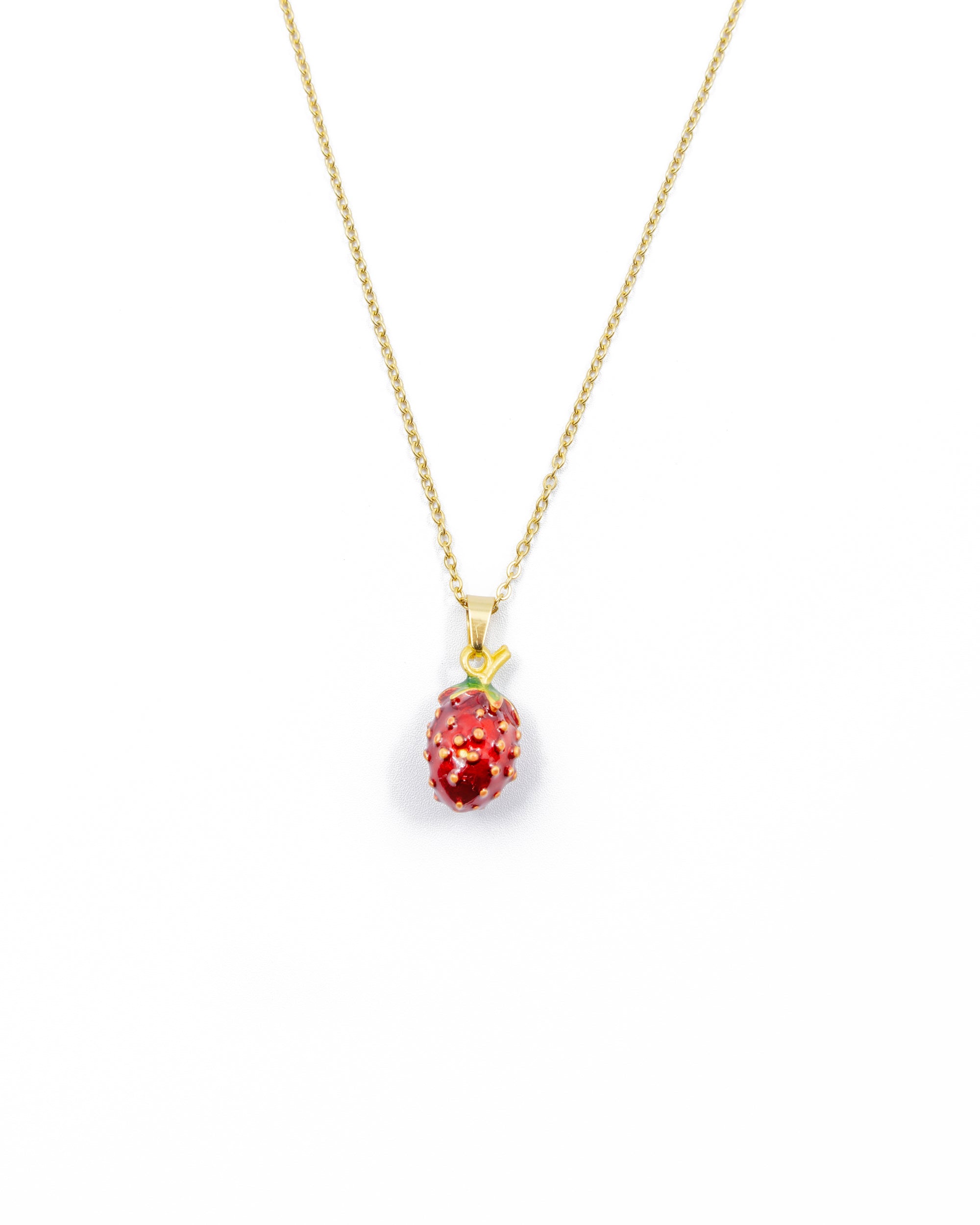 Collar de Fresa - M37 Oro Laminado