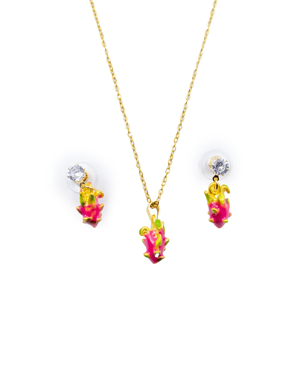 Conjunto de FRUTA DE DRAGON M25 ORO LAMINADO