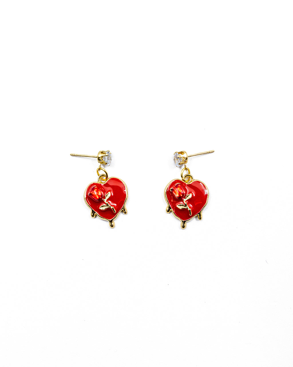 Conjunto de CORAZON M14 ORO LAMINADO