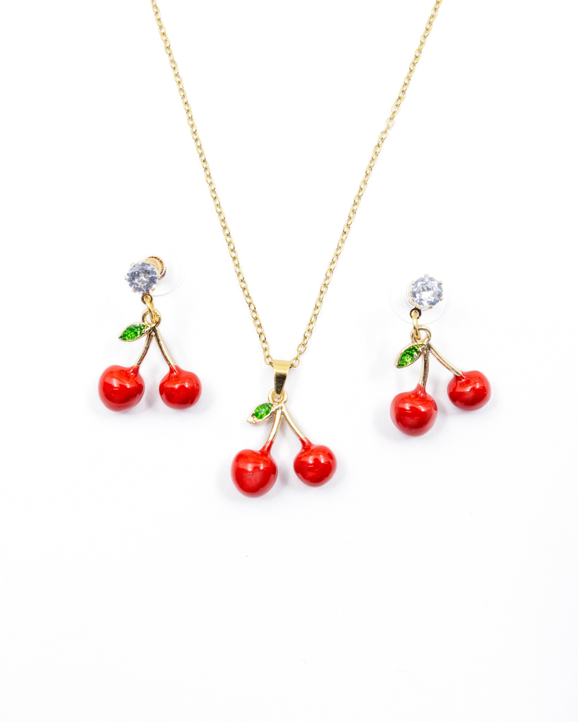 Conjunto de CEREZA M21 ORO LAMINADO