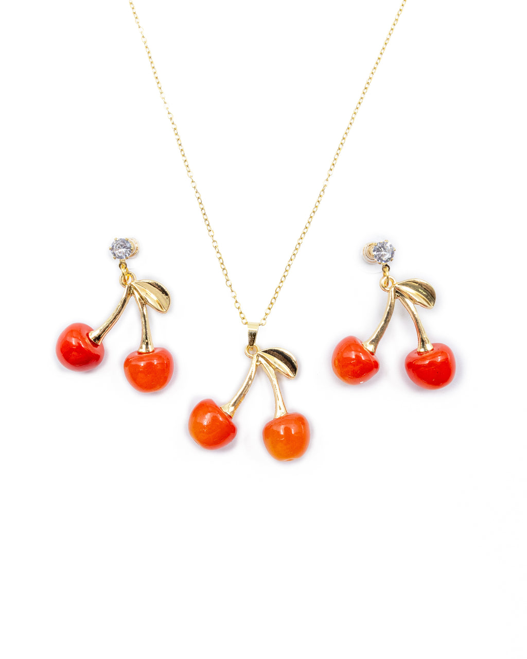 Conjunto de CEREZAS M32 ORO LAMINADO