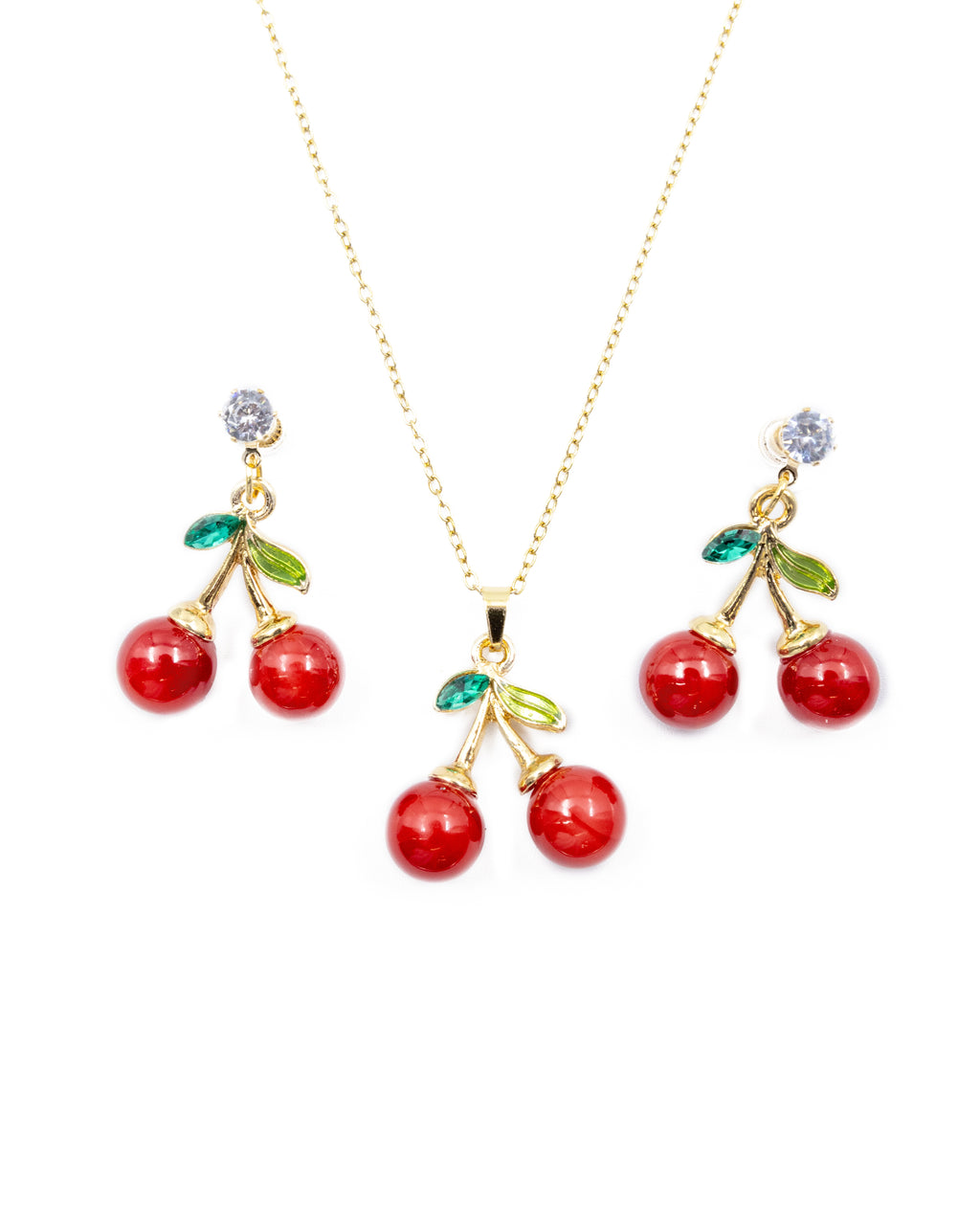 Conjunto de CEREZAS M33 ORO LAMINADO
