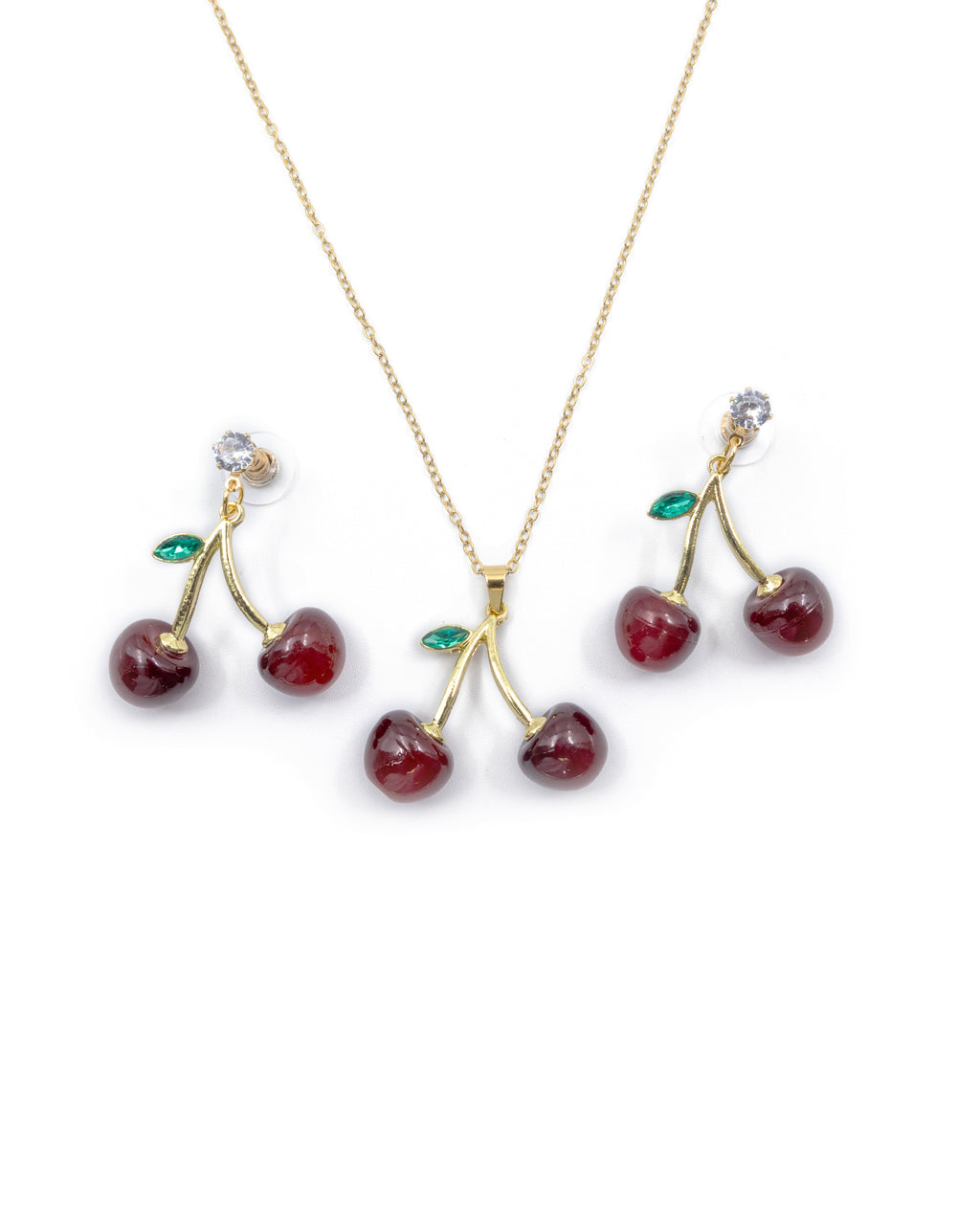 Conjunto de CEREZAS M34 ORO LAMINADO