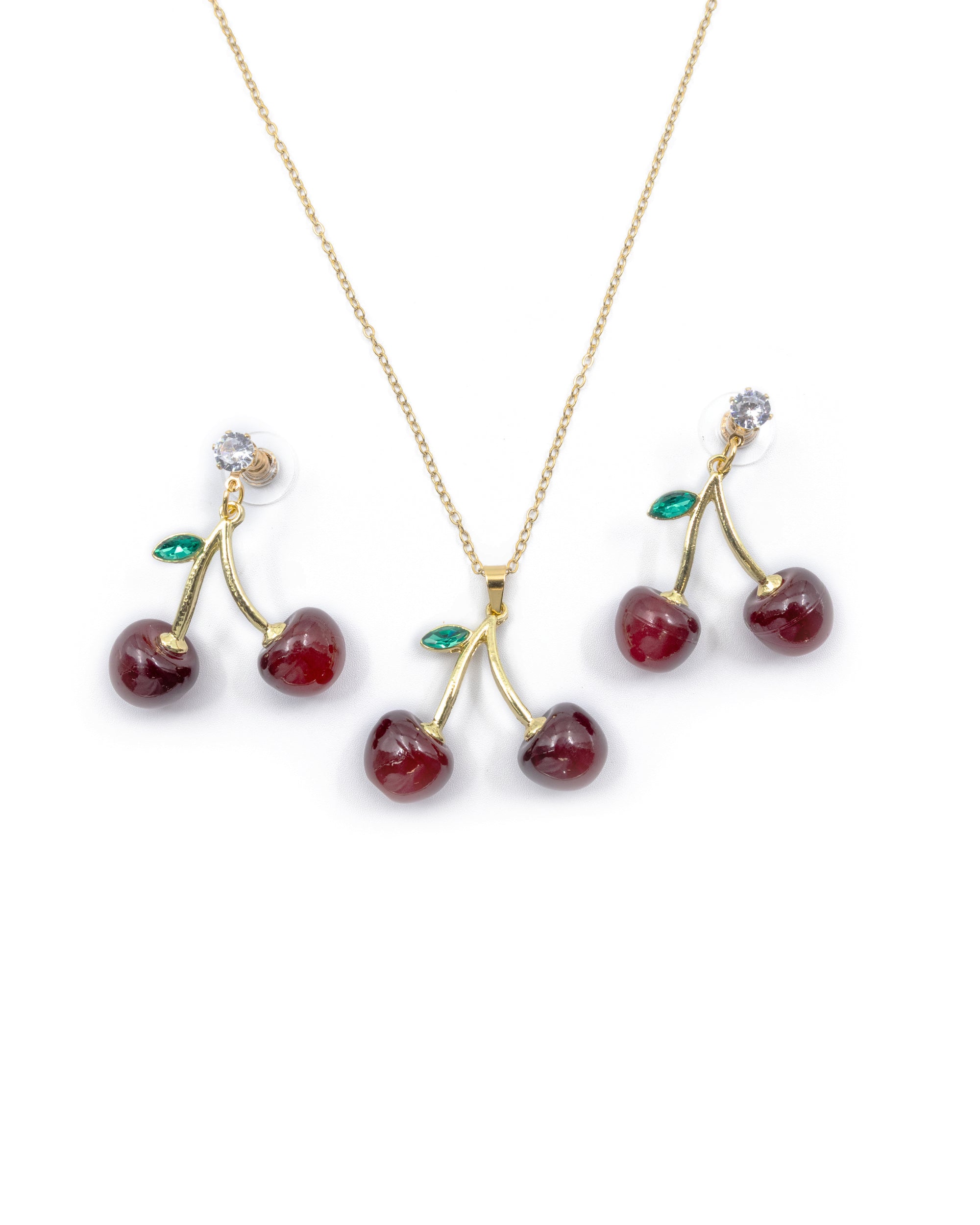 Conjunto de CEREZAS M34 ORO LAMINADO