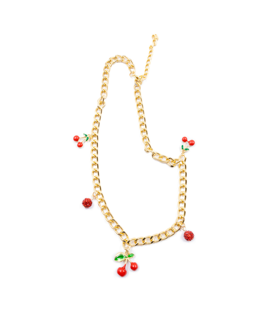 Collar con dije de Fruta M1 - Oro laminado