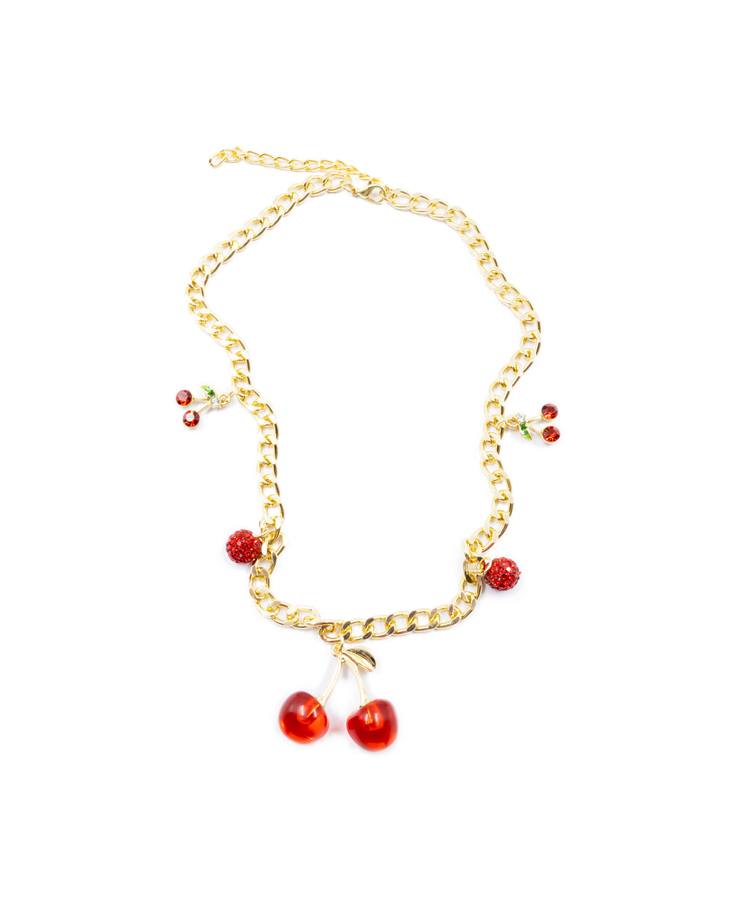 Collar con dije de Fruta M14 - Oro laminado