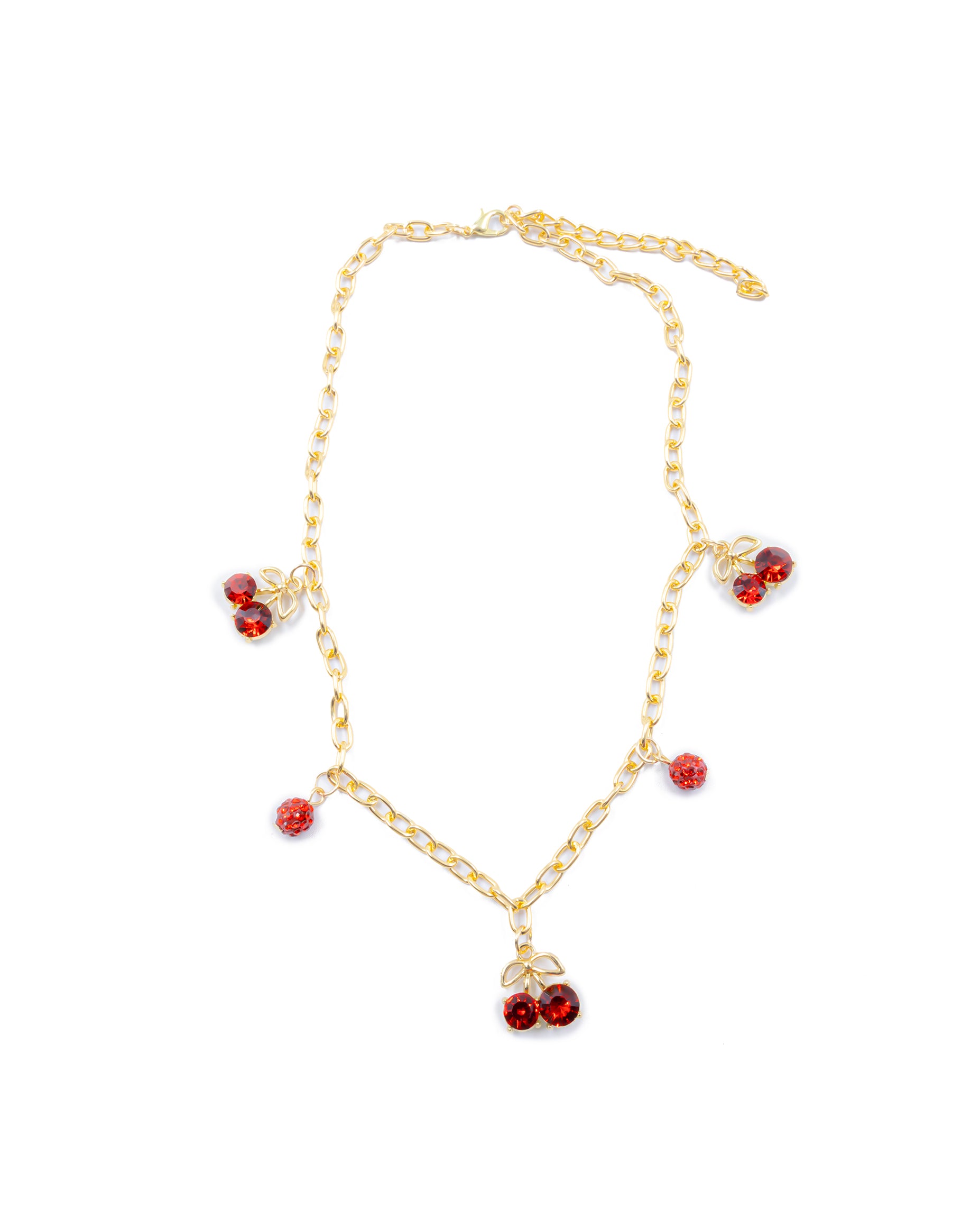 Collar con dije de Fruta M4 - Oro laminado
