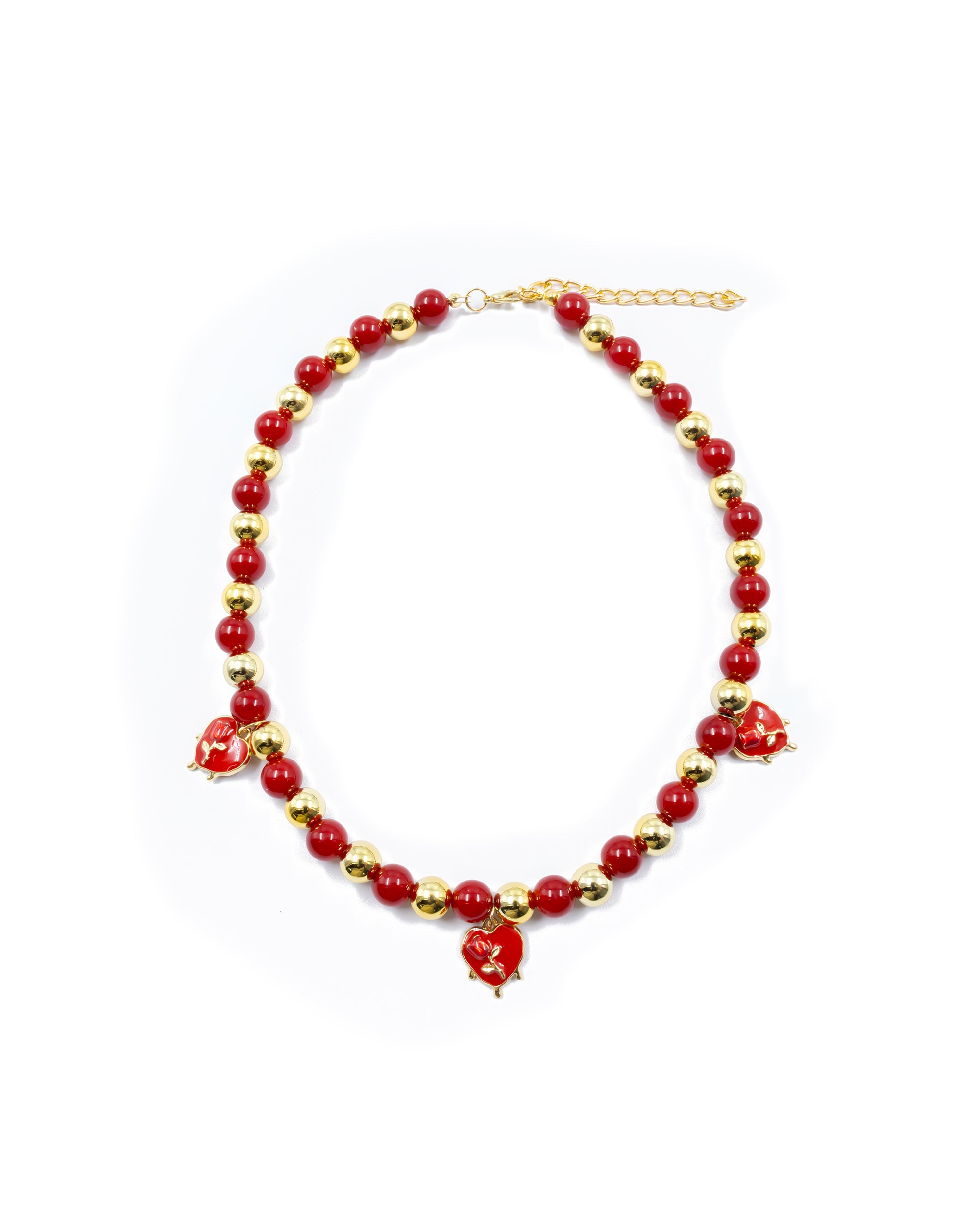 Collar de Perlas con dije de Fruta M22 - Oro laminado