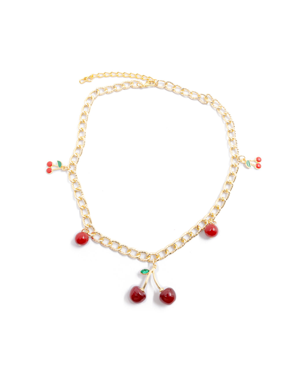 Collar con dije de Fruta M16 - Oro laminado