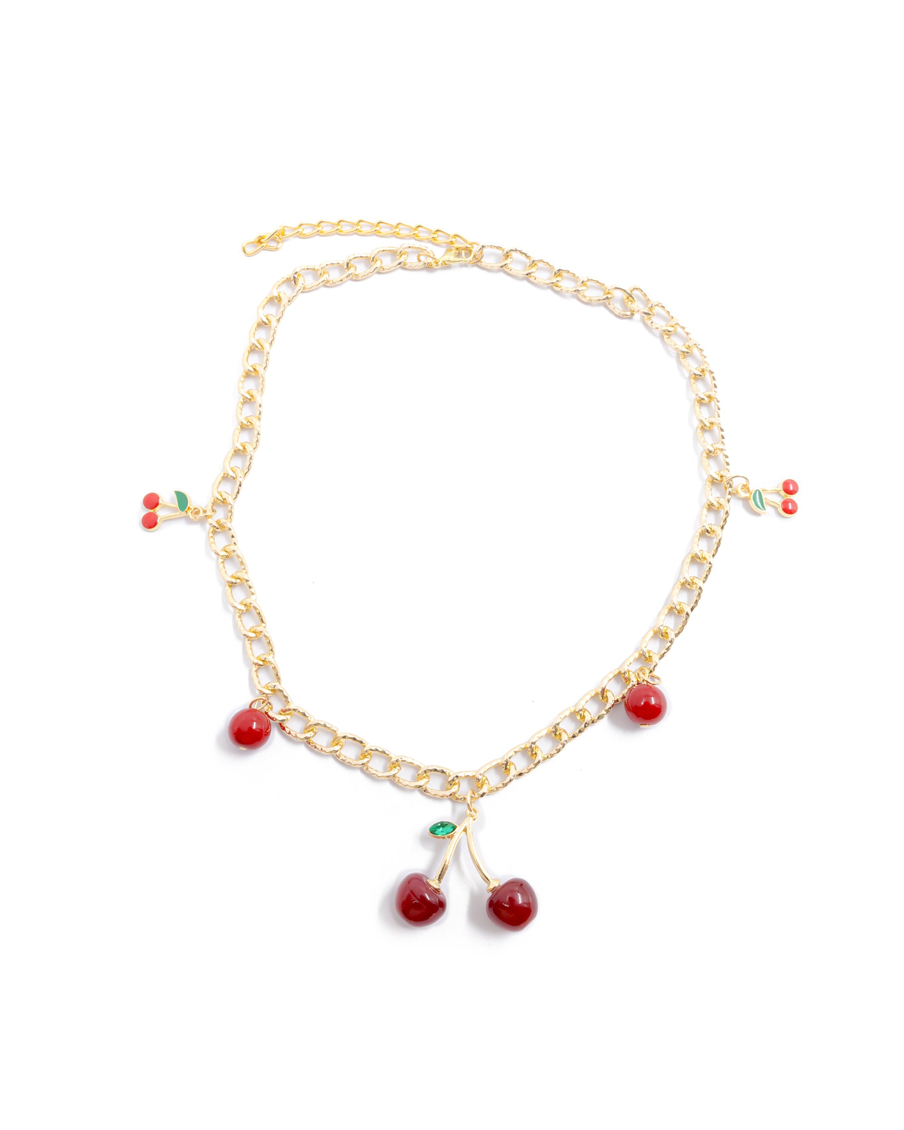 Collar con dije de Fruta M16 - Oro laminado