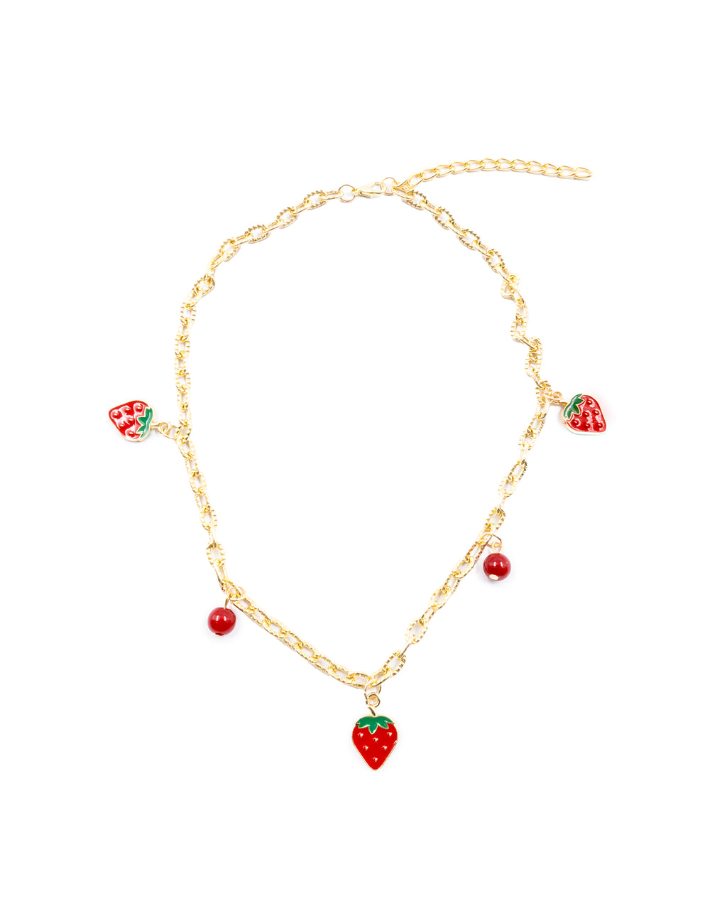 Collar con dije de Fruta M8 - Oro laminado
