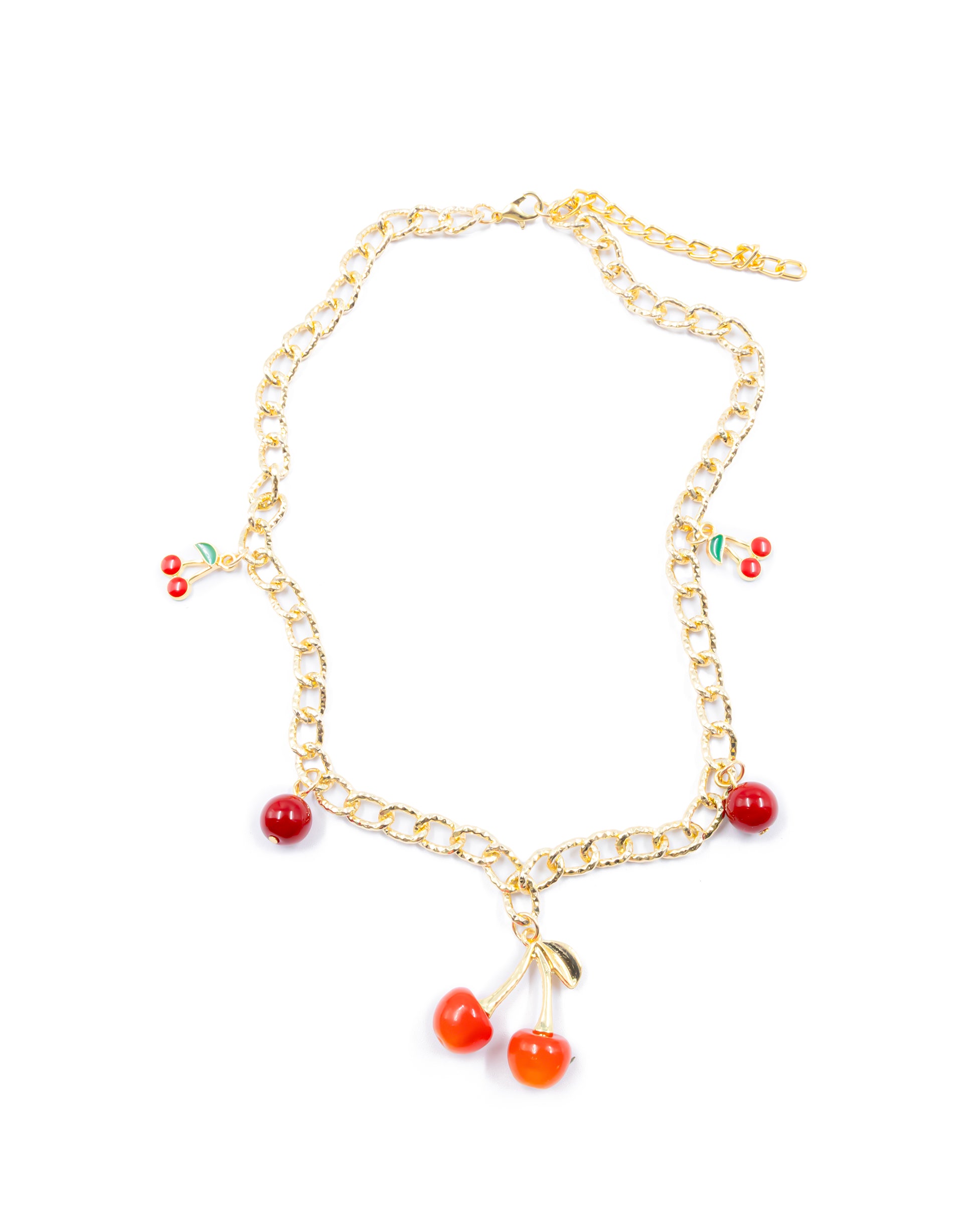 Collar con dije de Fruta M13 - Oro laminado
