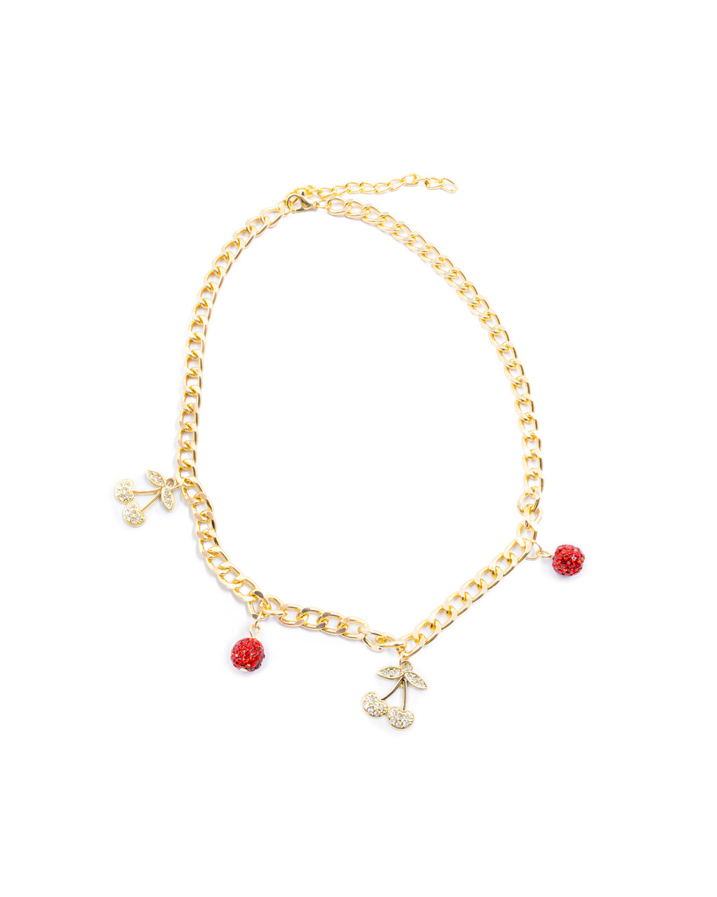 Collar con dije de Fruta M7 - Oro laminado