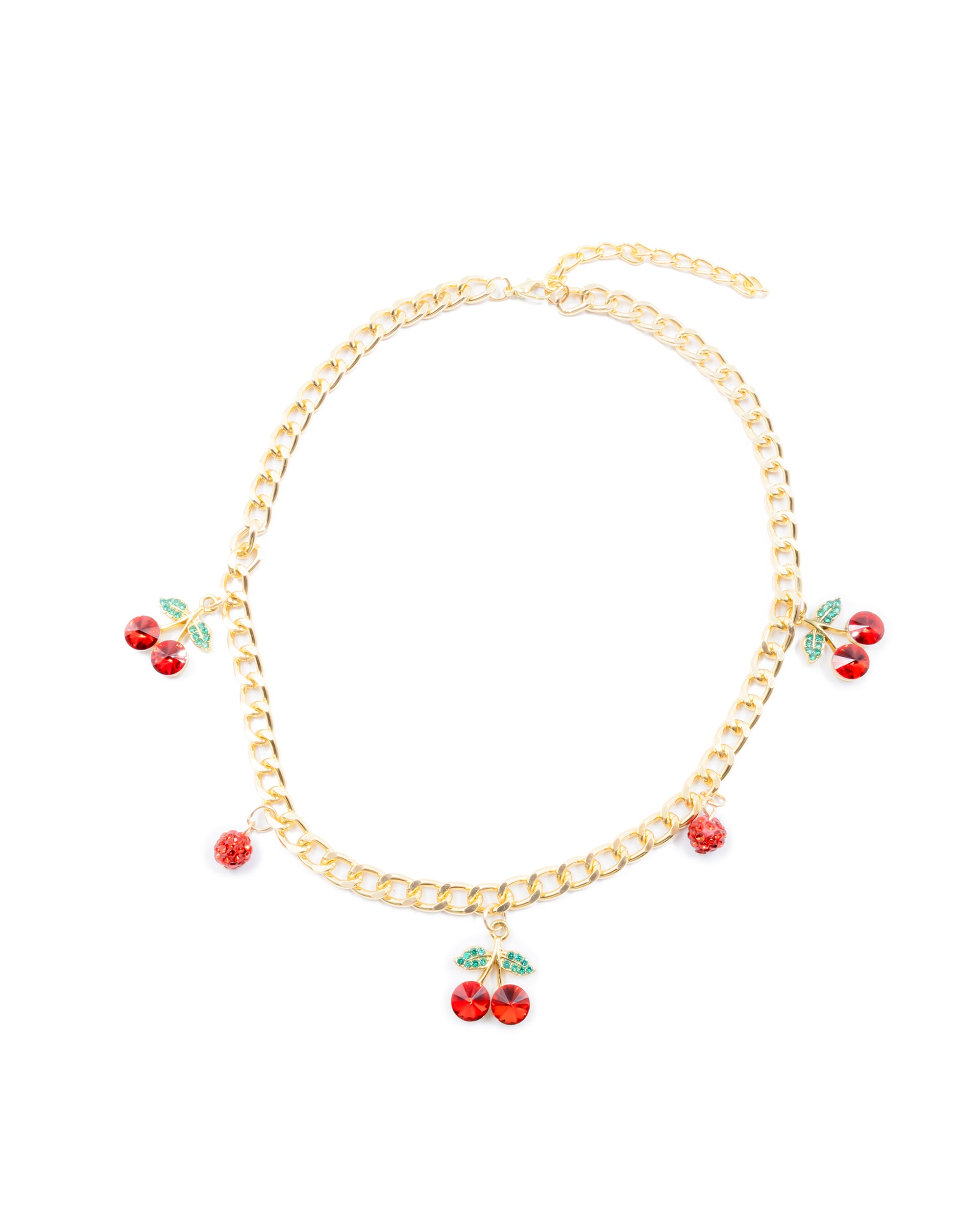 Collar con dije de Fruta M10 - Oro laminado
