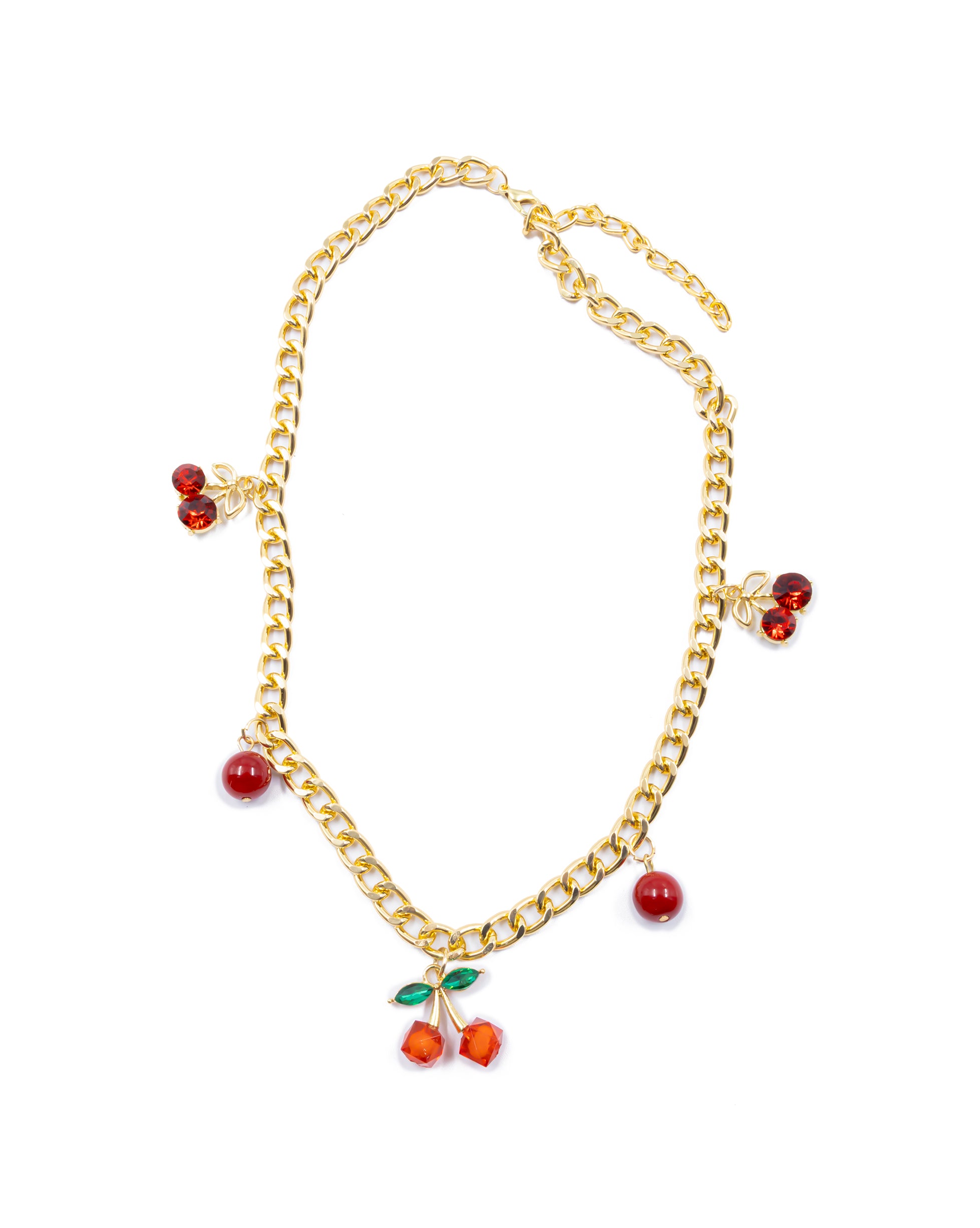 Collar con dije de Fruta M15 - Oro laminado