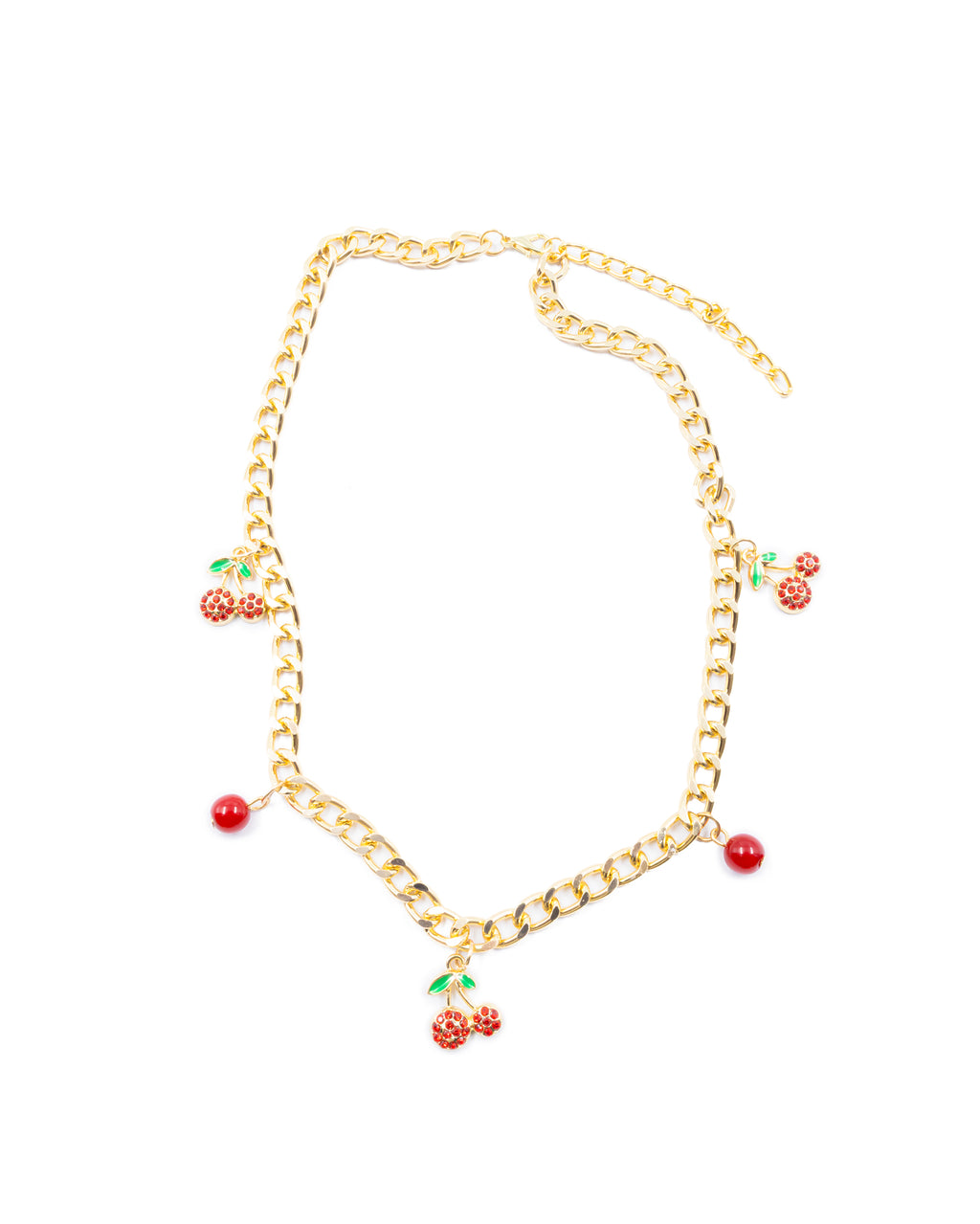 Collar con dije de Fruta M5 - Oro laminado