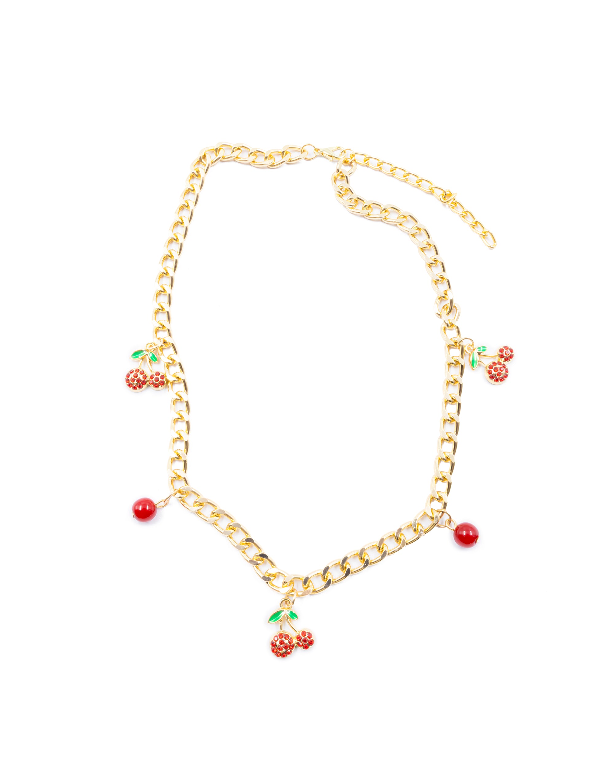 Collar con dije de Fruta M5 - Oro laminado