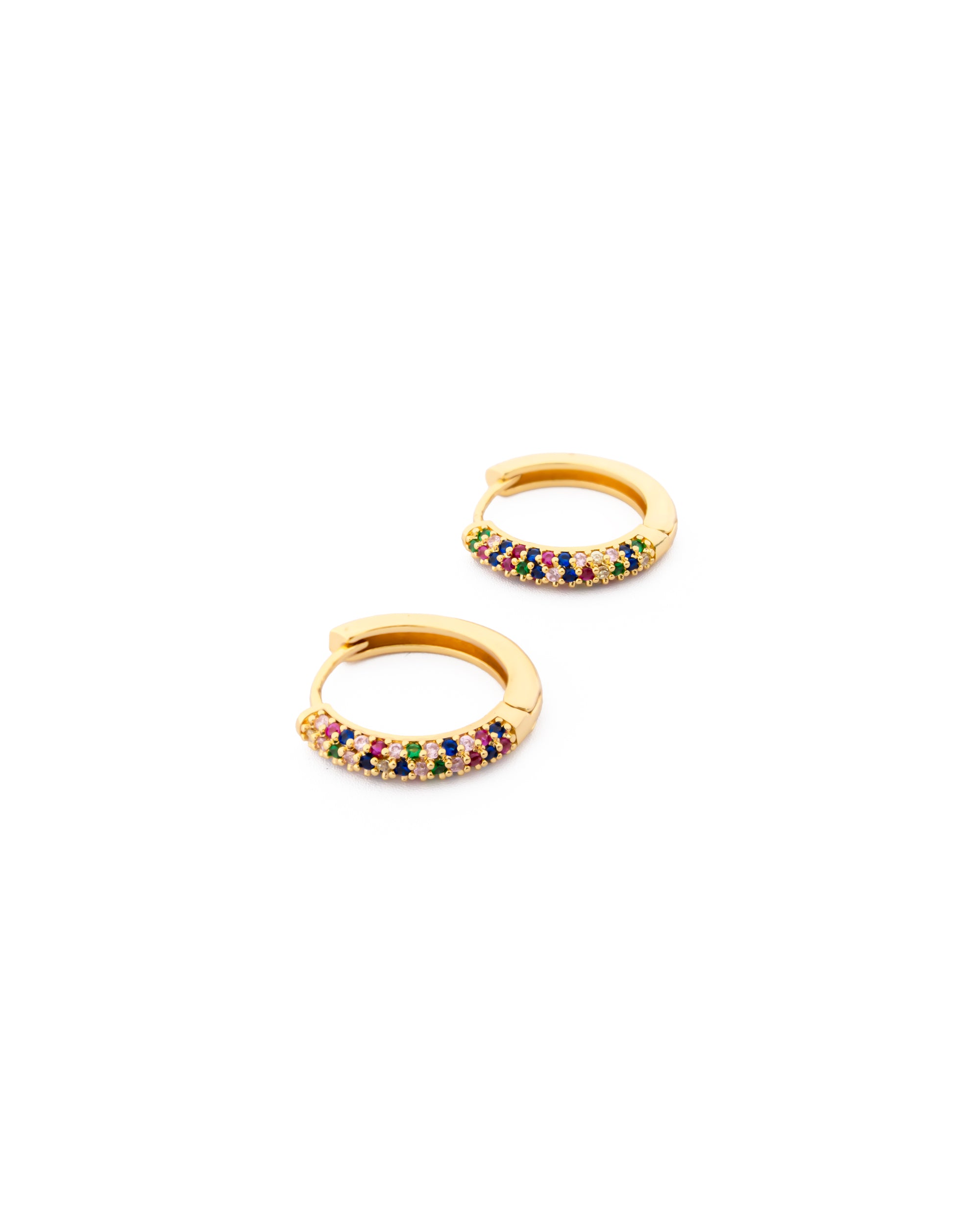 ARETES PAQUETE DE 12 ORO LAMINADO M10