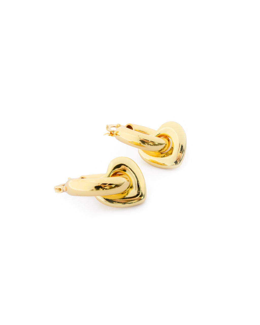 Aretes Dorados con piedras M1 Oro Laminado