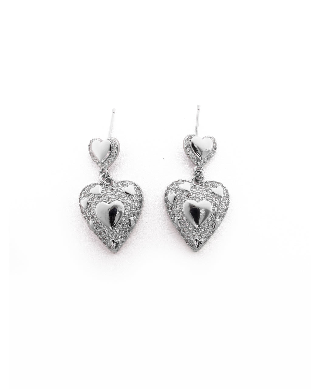 Aretes Dorados con piedras M2 Oro Laminado