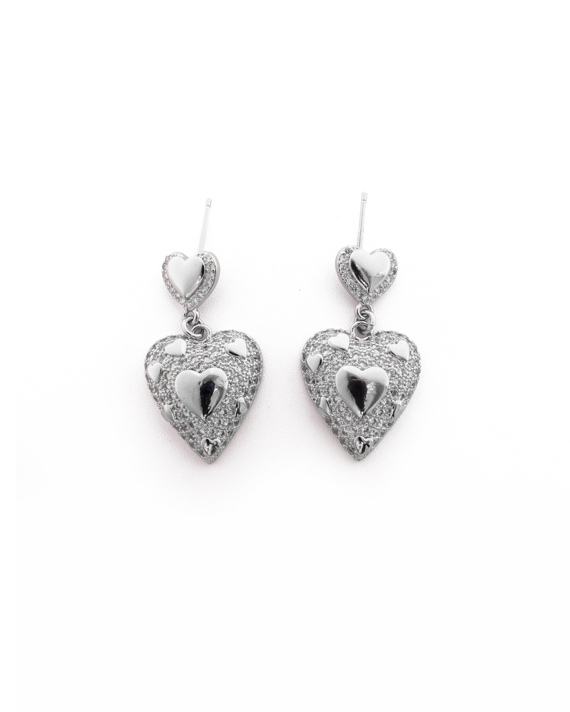 Aretes Dorados con piedras M2 Oro Laminado