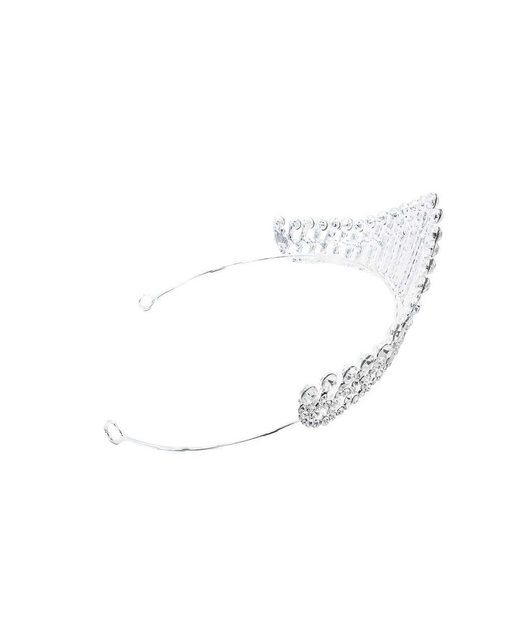 Corona Plateada de Diadema con piedras  - M43 Oro Laminado