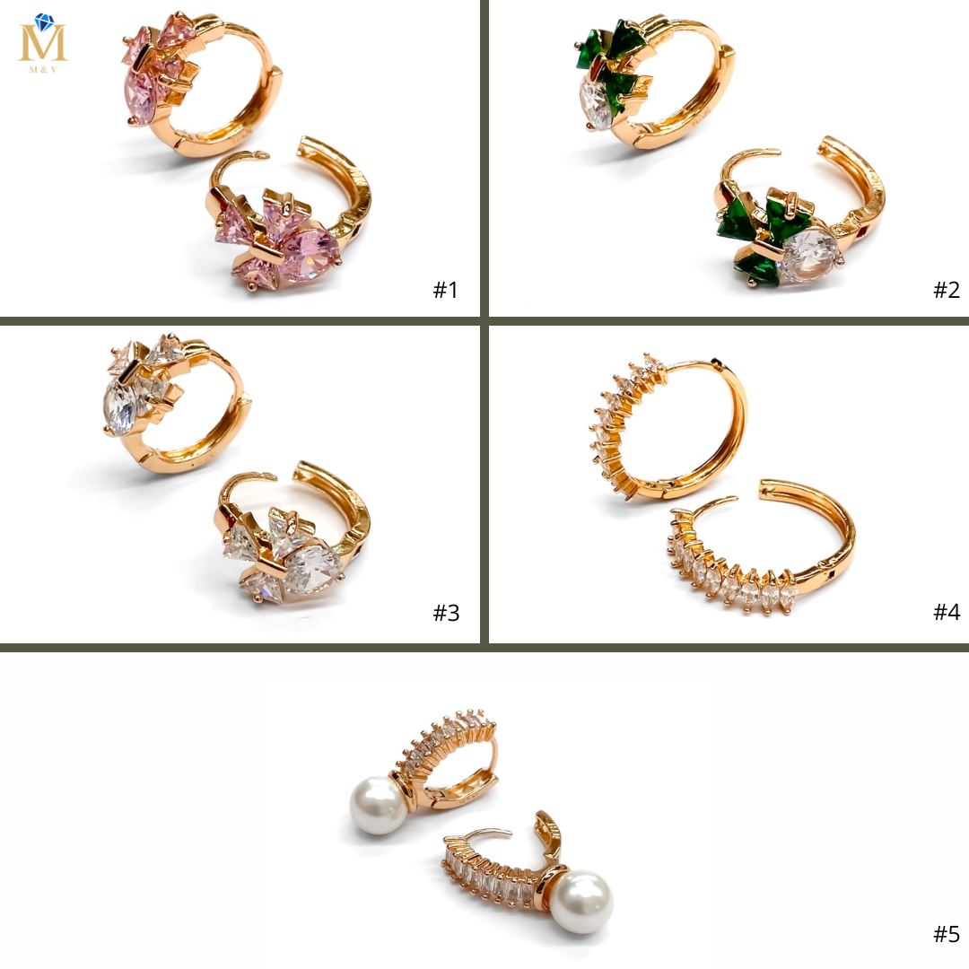 ARETES HUGGIES M13 - ORO LAMINADO