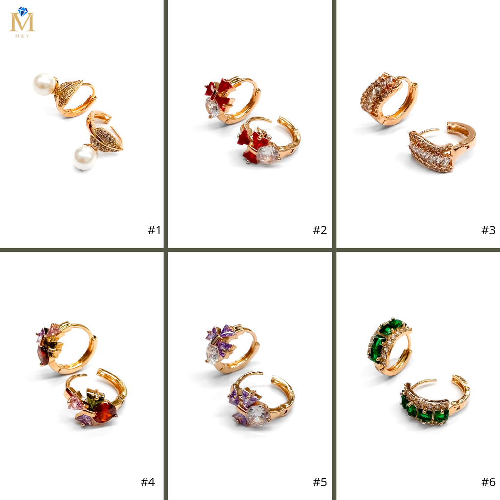 ARETES HUGGIES M3 - ORO LAMINADO