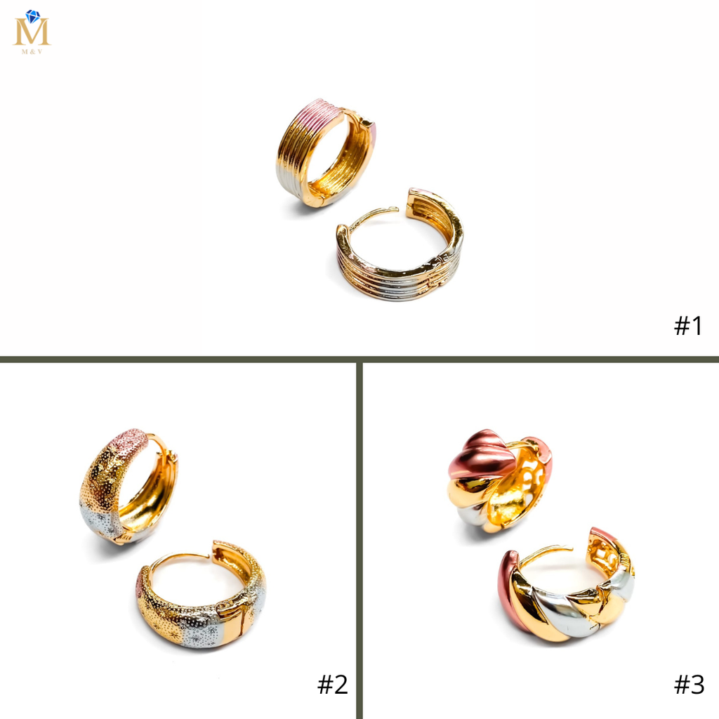 ARETES HUGGIES M23 - ORO LAMINADO