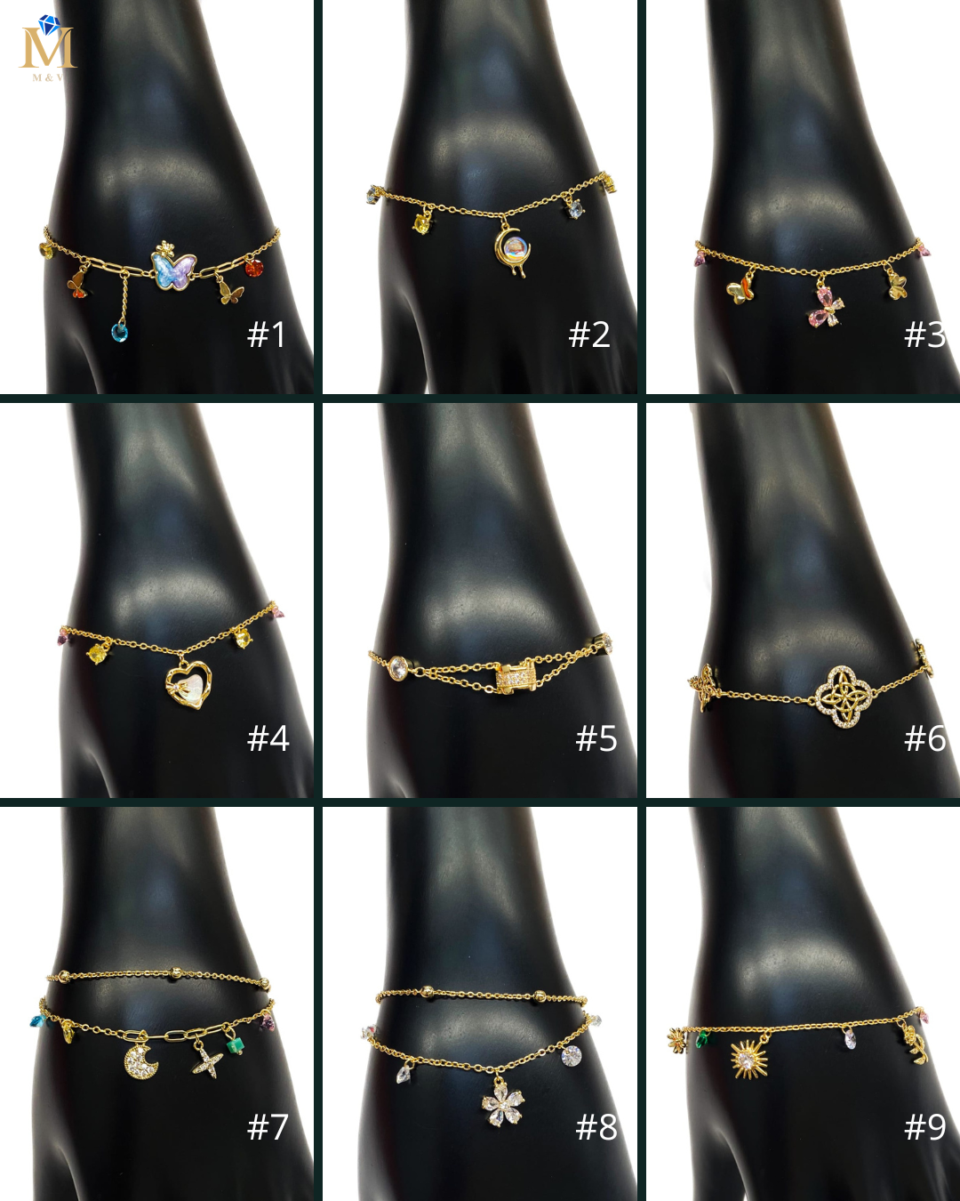 Pulsera Ansheli M4 Oro Laminado