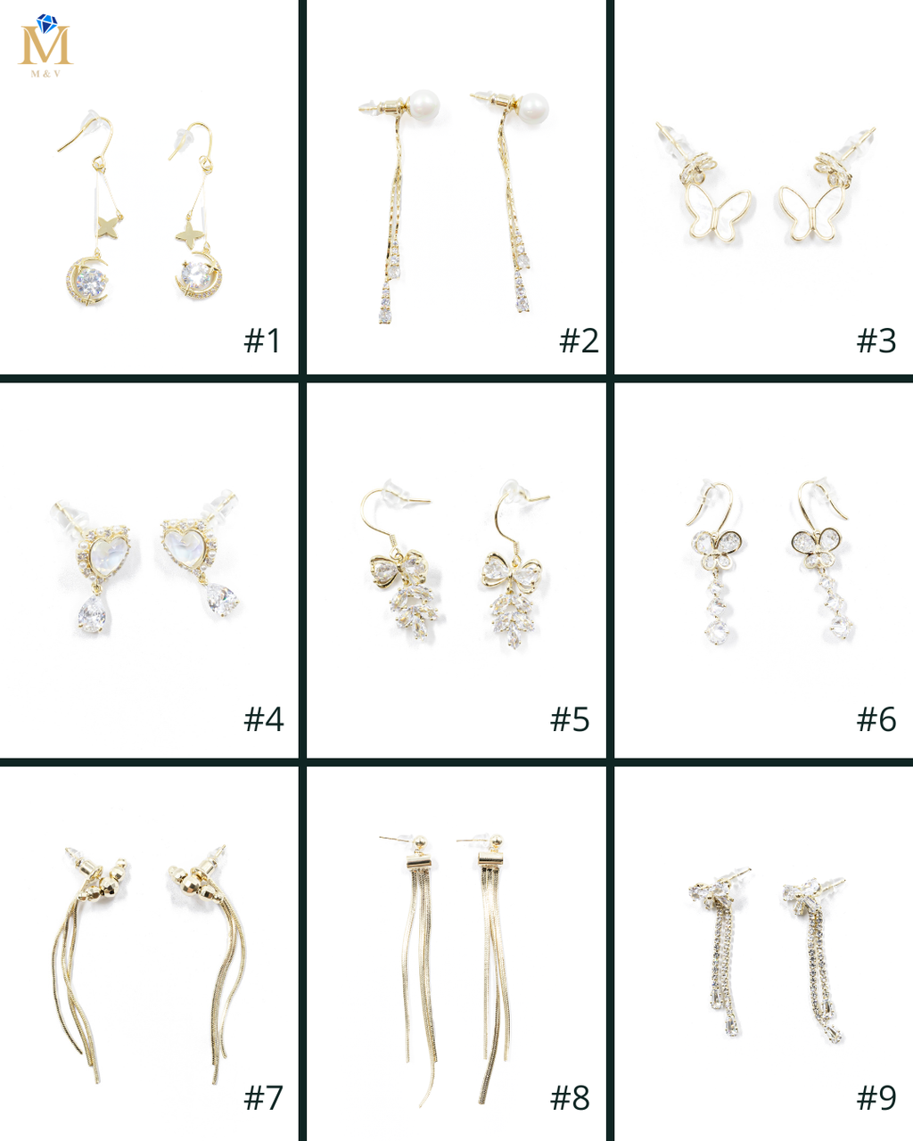 Aretes Largos Ansheli Dorados M2 Oro Laminado