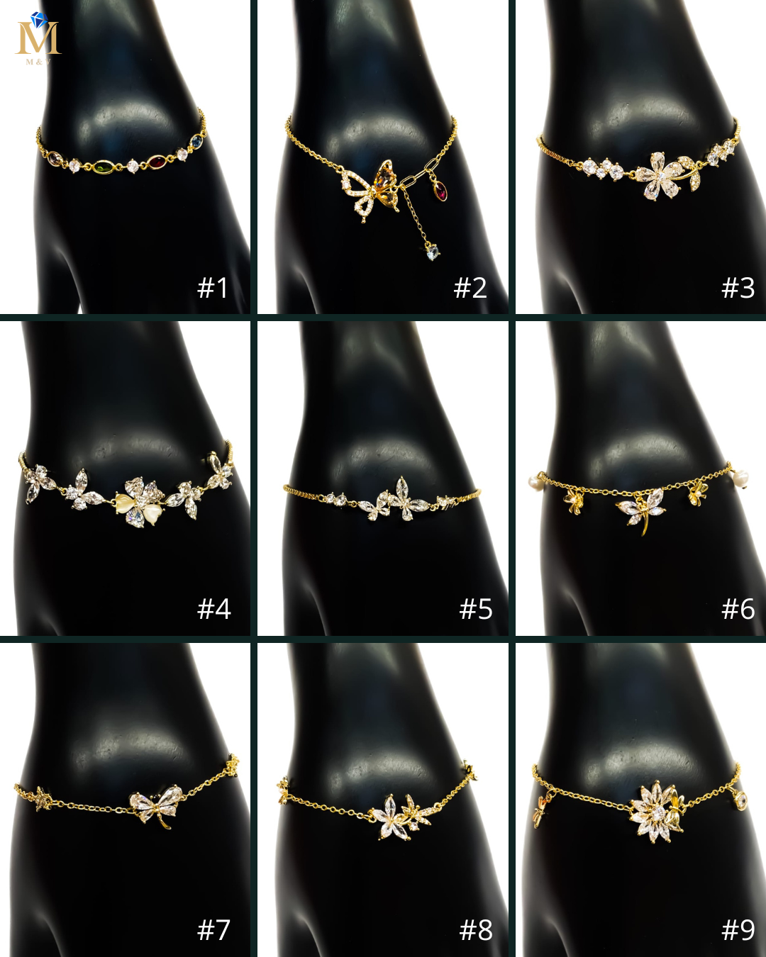 Pulsera Ansheli M9 Oro Laminado