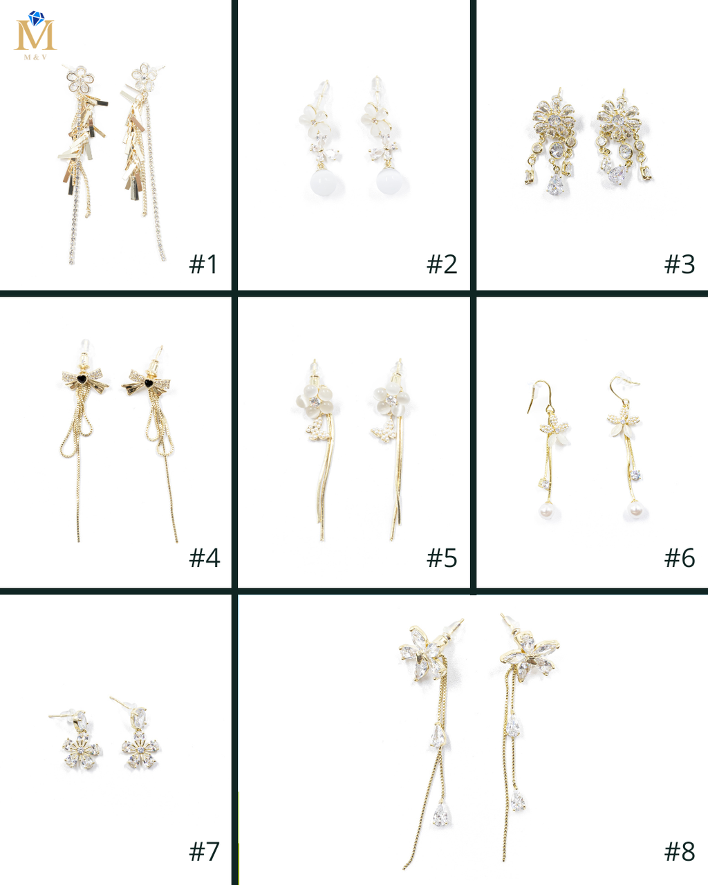 Aretes Largos Ansheli Dorados M10 Oro Laminado