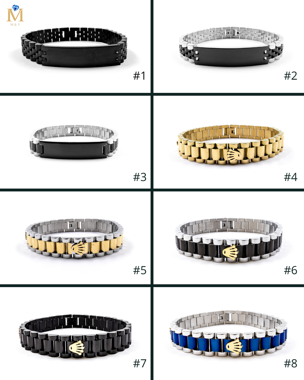 Pulsera Rolex - M4 Acero Inoxidable