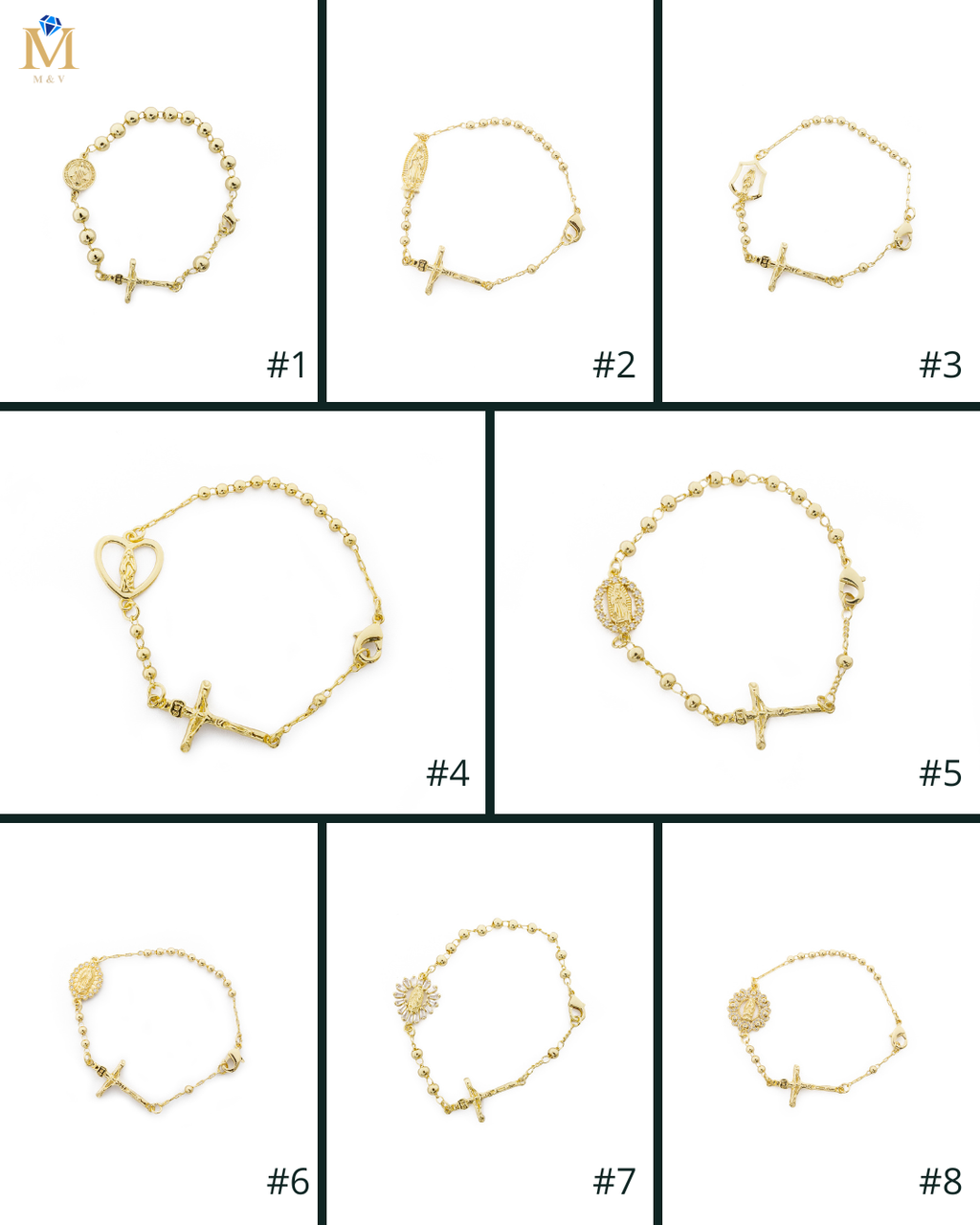 Decenario Dorado Religioso M2 Oro Laminado