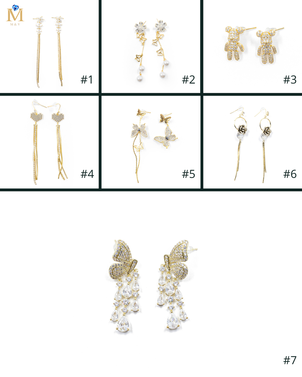 Aretes Largos Ansheli Dorados M14 Oro Laminado