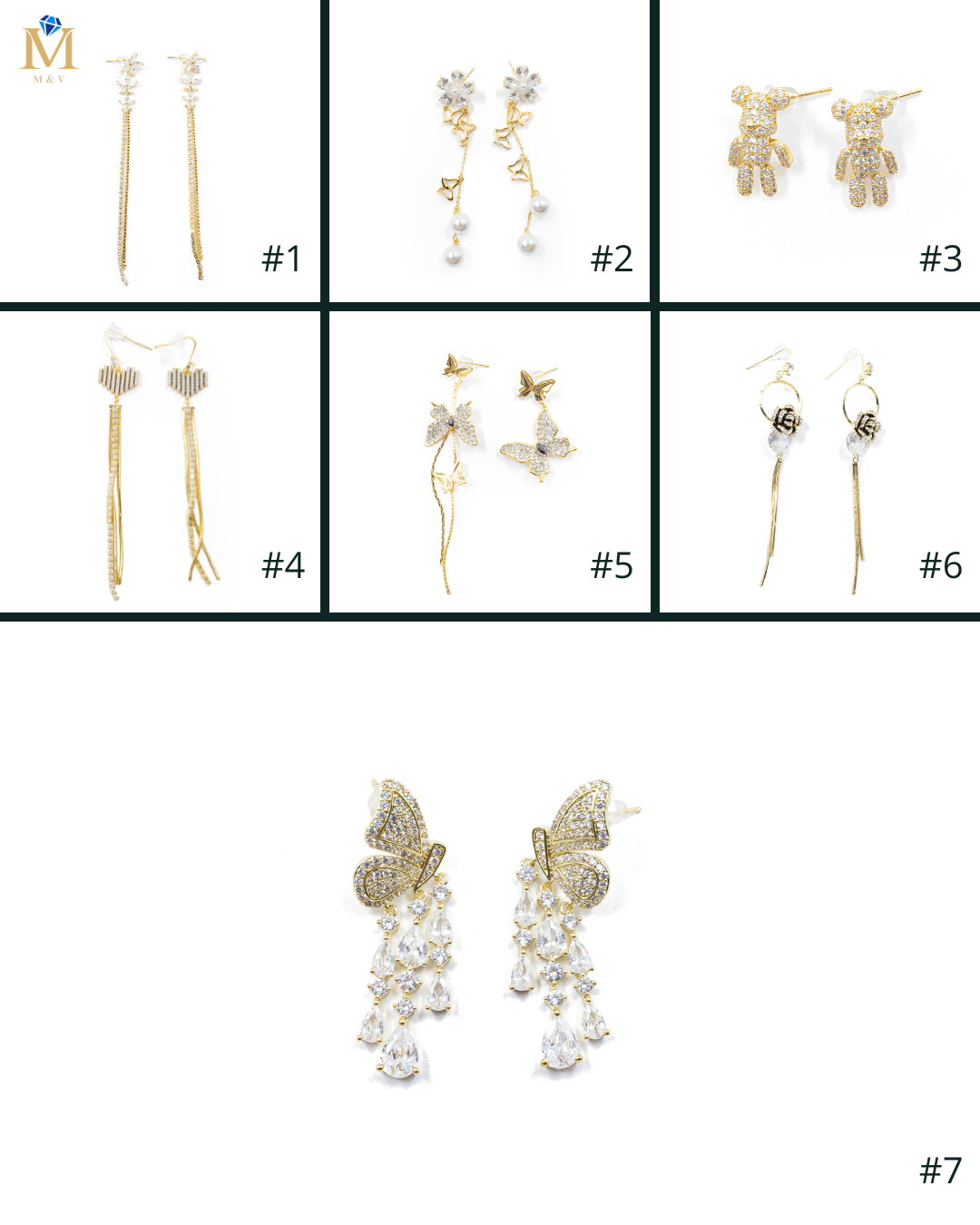 Aretes Largos Ansheli Dorados M14 Oro Laminado
