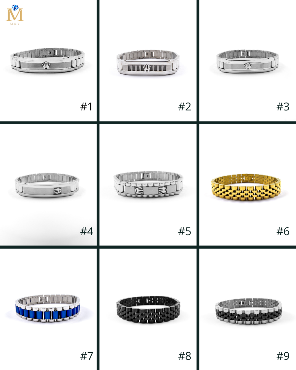 Pulsera Rolex - M2 Acero Inoxidable