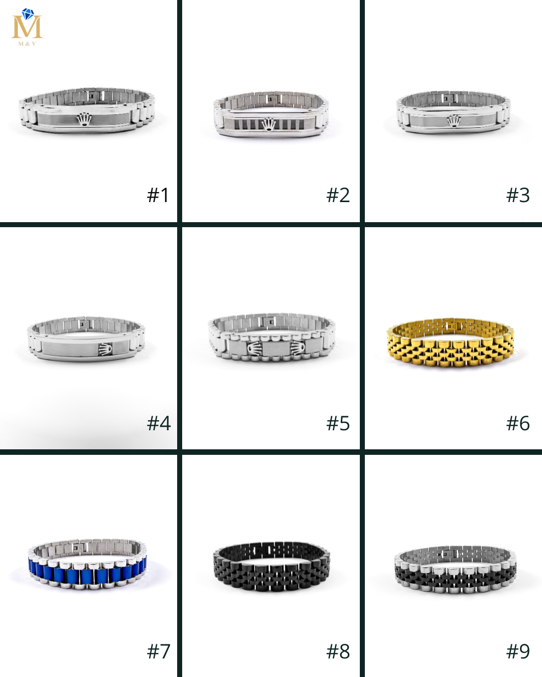 Pulsera Rolex - M2 Acero Inoxidable
