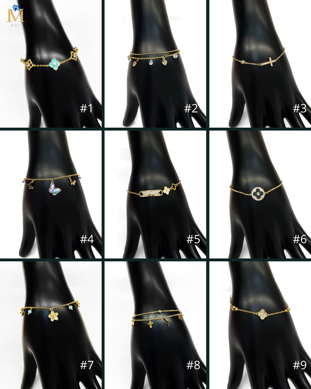 Pulsera Ansheli M2 Oro Laminado