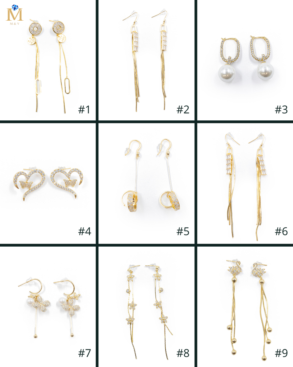 Aretes Largos Ansheli Dorados M11 Oro Laminado