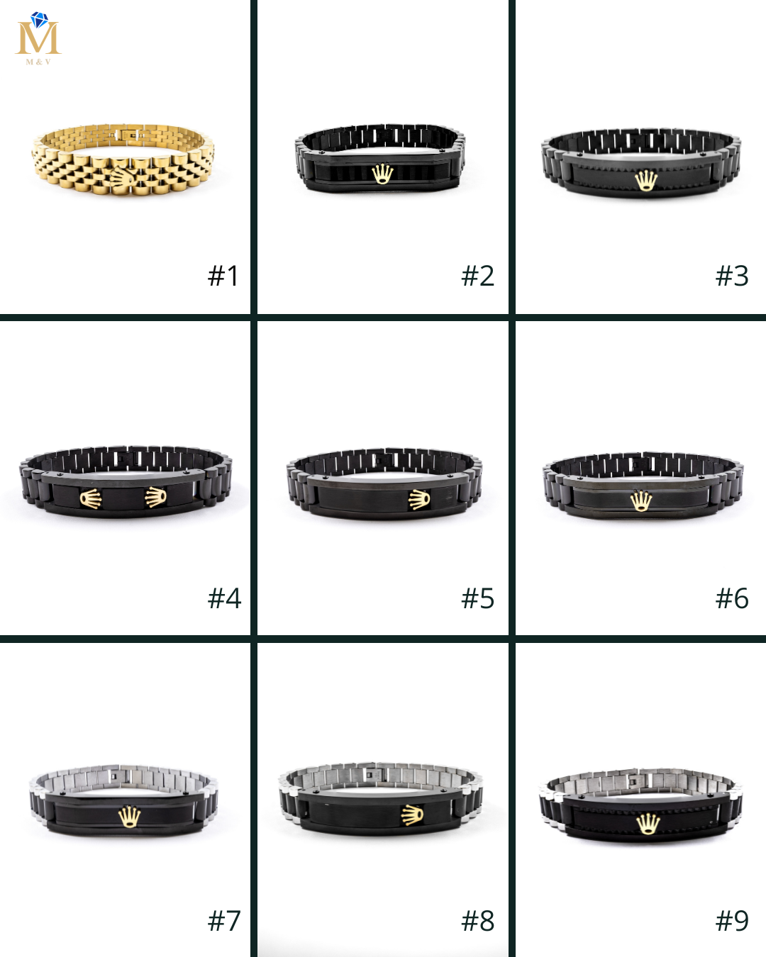 Pulsera Rolex - M5 Acero Inoxidable
