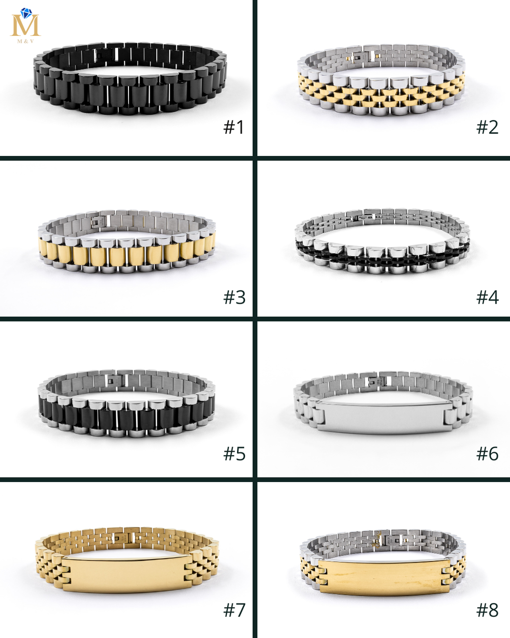 Pulsera Rolex - M3 Acero Inoxidable