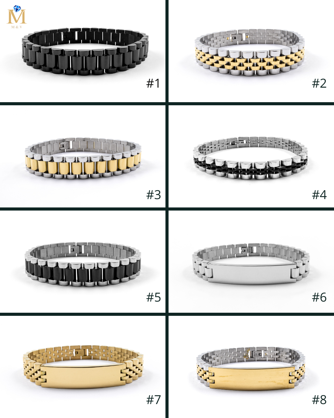 Pulsera Rolex - M3 Acero Inoxidable
