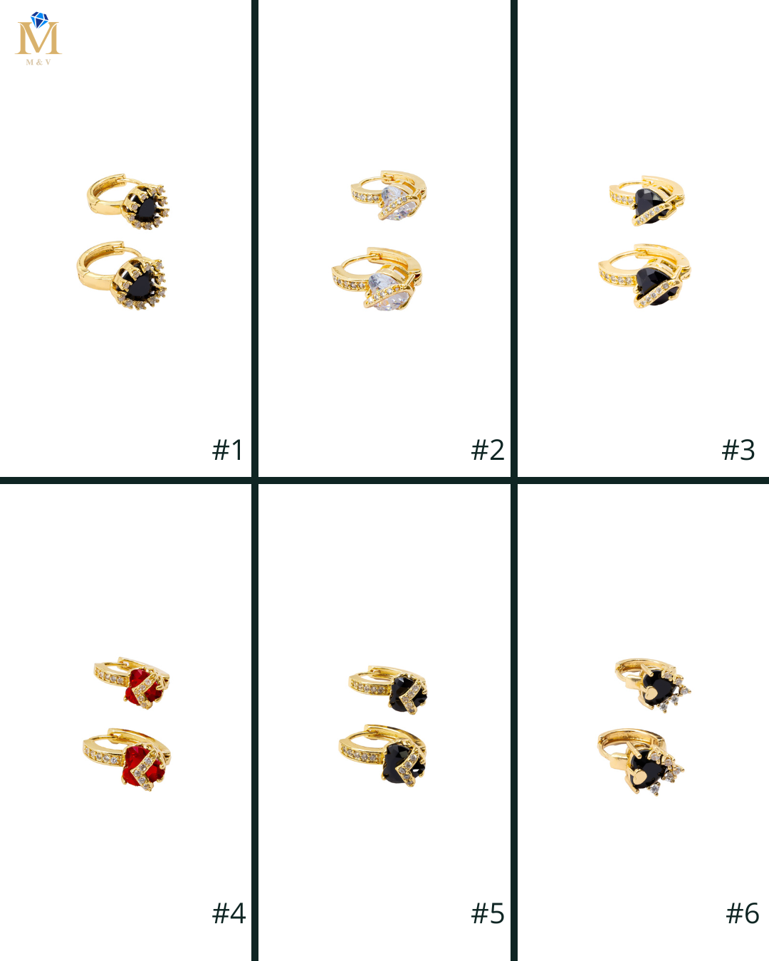 Aretes Huggies Dorados M2 Oro Laminado
