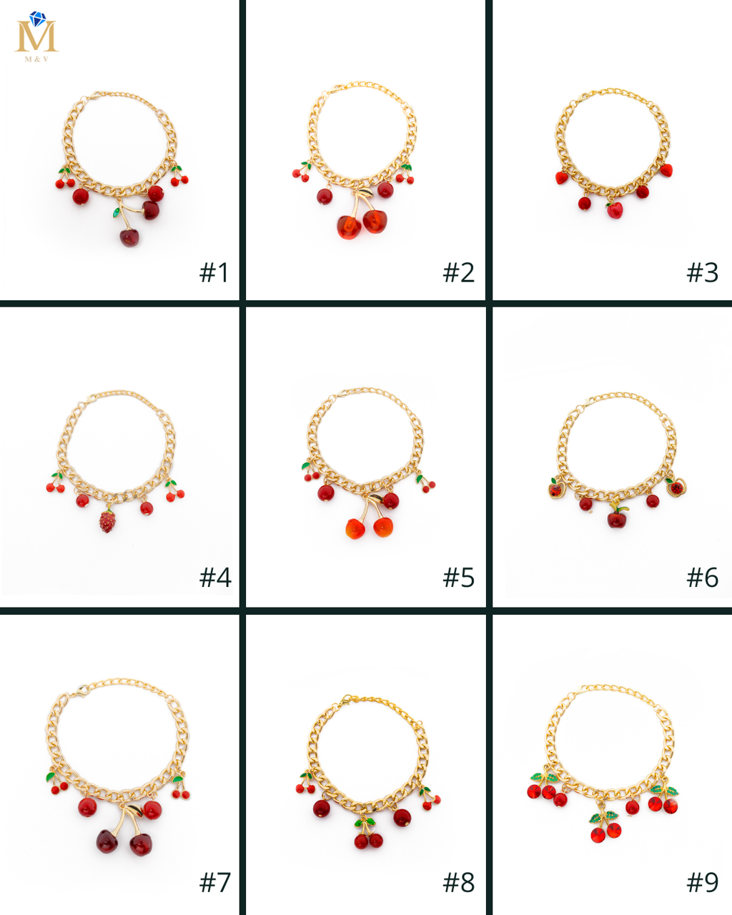 PULSERA DE CORAZON M2 ORO LAMINADO