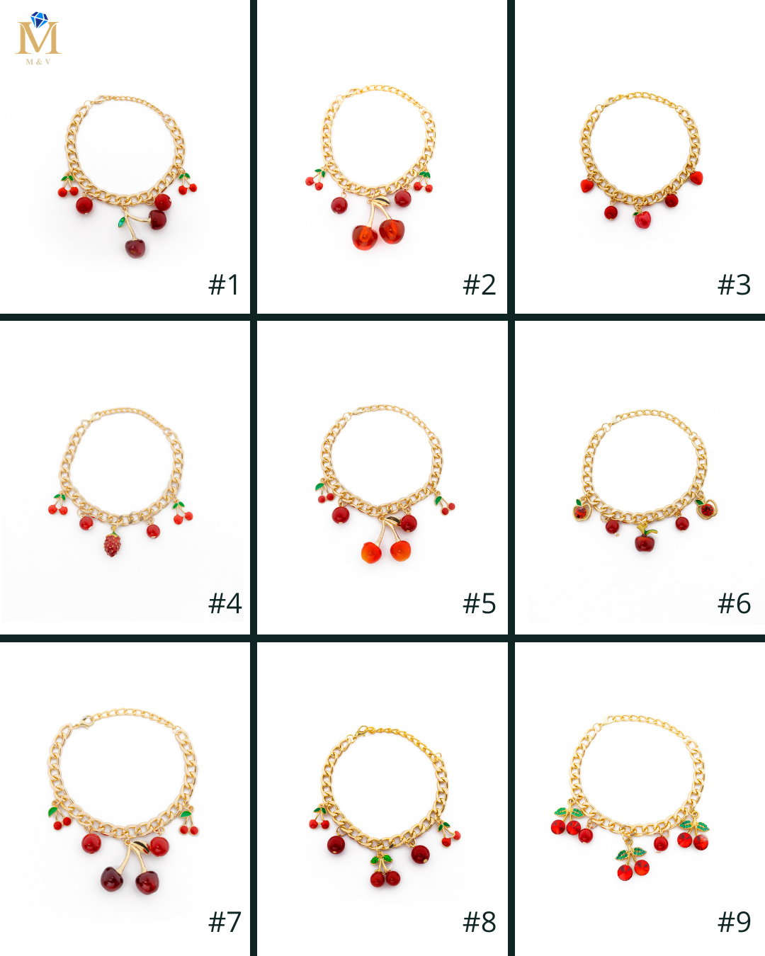 PULSERA DE CORAZON M2 ORO LAMINADO