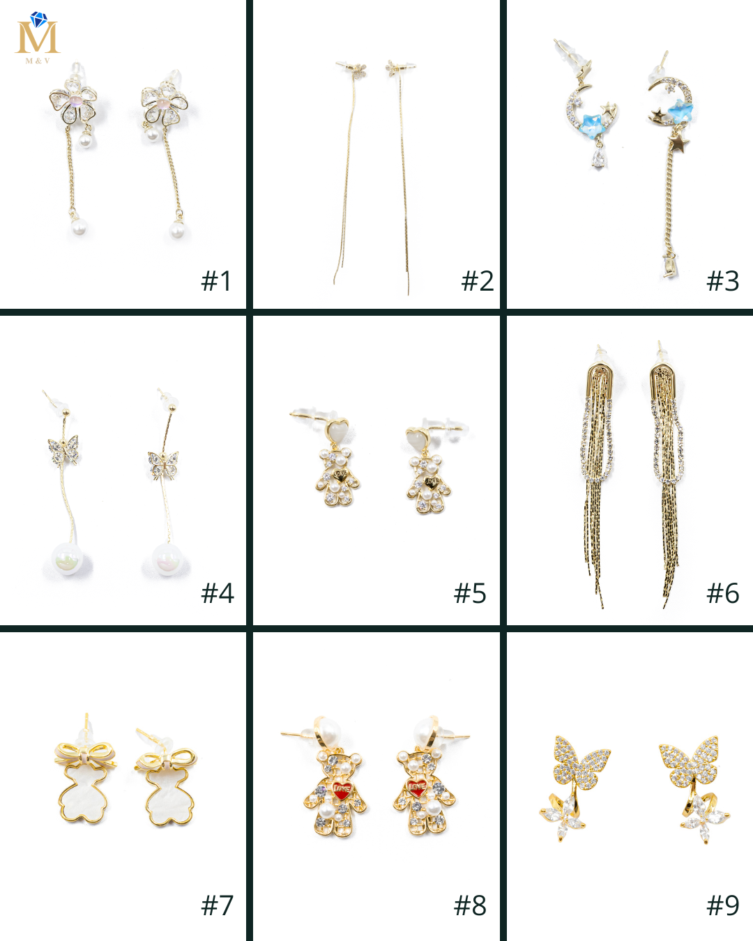 Aretes Largos Ansheli Dorados M3 Oro Laminado