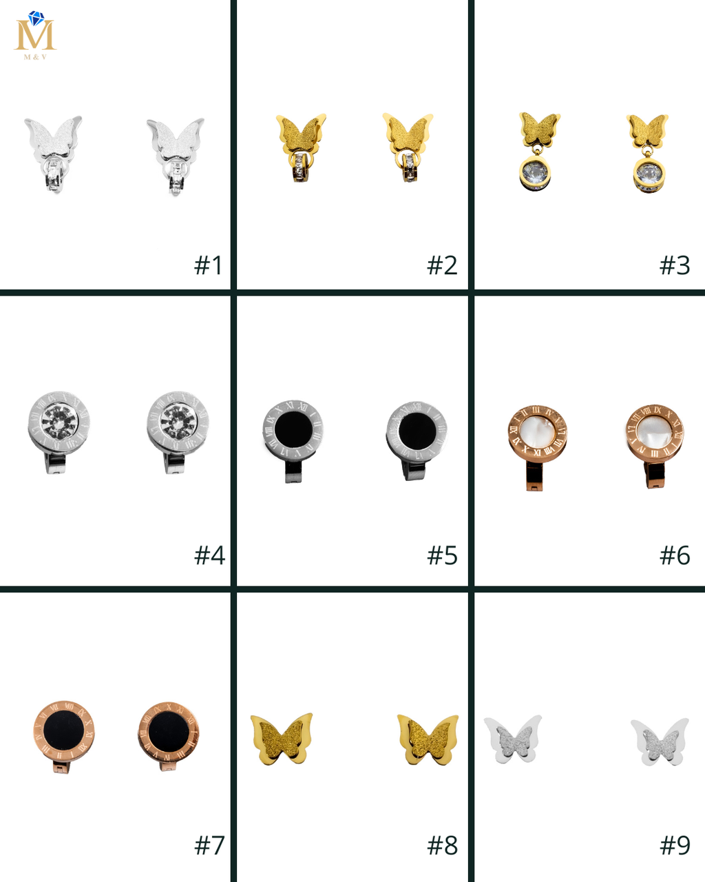 ARETES HUGGIES Dorados M2 ORO LAMINADO